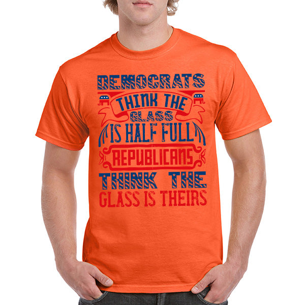 Unisex Political Statement T-Shirt - Democrats vs Republicans