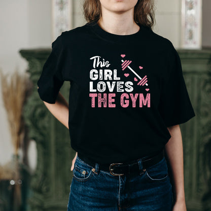 "This Girl Loves The Gym" Unisex T-Shirt | Premium Fitness Tee