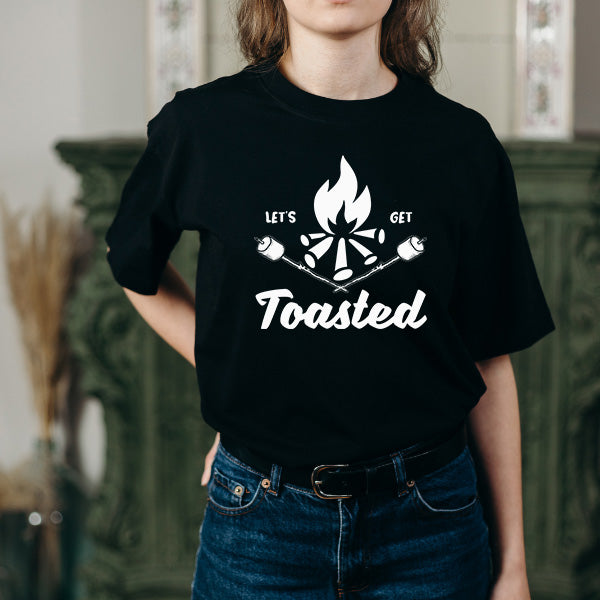 "Let's Get Toasted" Unisex T-Shirt | Ideal for Camping Fun