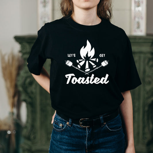 "Let's Get Toasted" Unisex T-Shirt | Ideal for Camping Fun