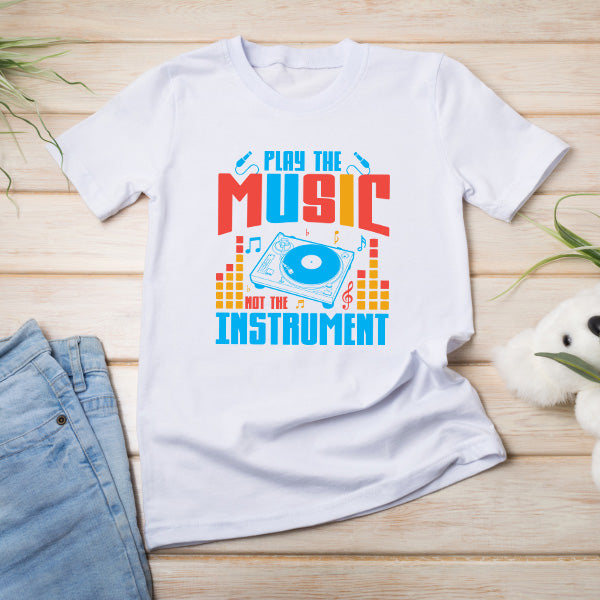 Play The Music T-Shirt | Unisex | Ideal for Music Lovers