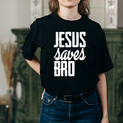 "Jesus Saves Bro" T-Shirt | Christian Equestrian Apparel