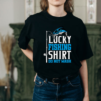 Unisex Lucky Fishing Shirt - Perfect for Fishing Enthusiasts