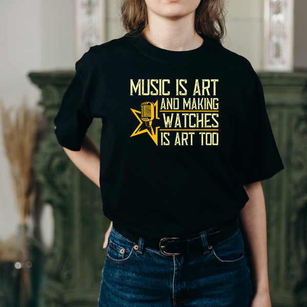 "Music Is Art" Unisex T-Shirt | Ideal for Music Lovers