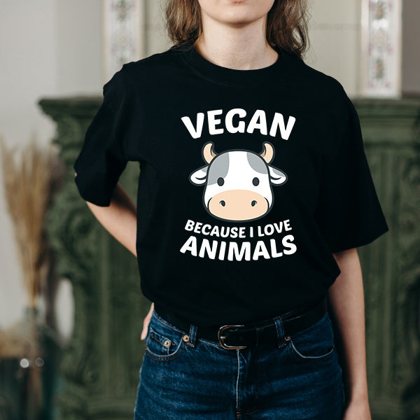 Vegan Animal Love Unisex T-Shirt | Embrace Vegan Vibes