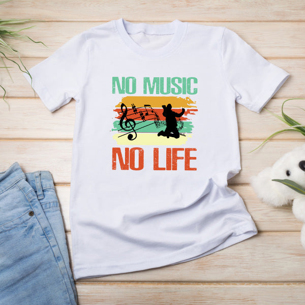 "No Music No Life" Unisex T-Shirt | Ideal for Music Lovers