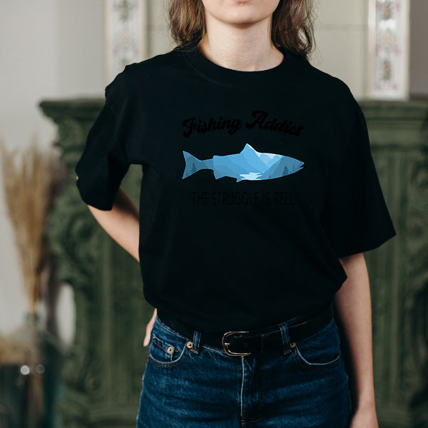 Fishing Addict Unisex T-Shirt | Perfect for Enthusiasts