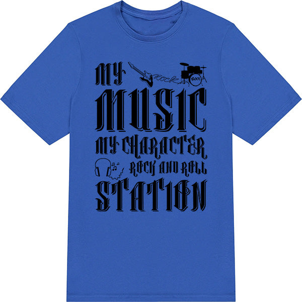 "My Music My Character" Unisex T-Shirt | Ideal for Music Lovers