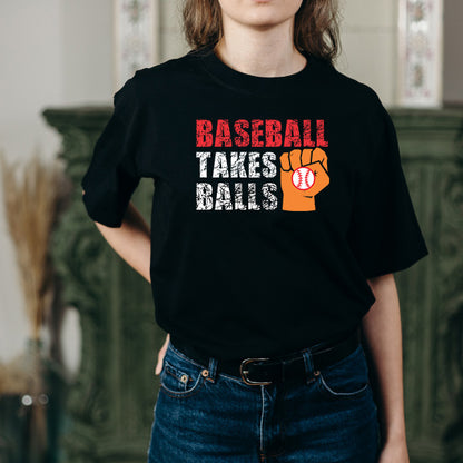 Baseball Takes Balls V2 T-Shirt | Unisex | Equestrian Apparel