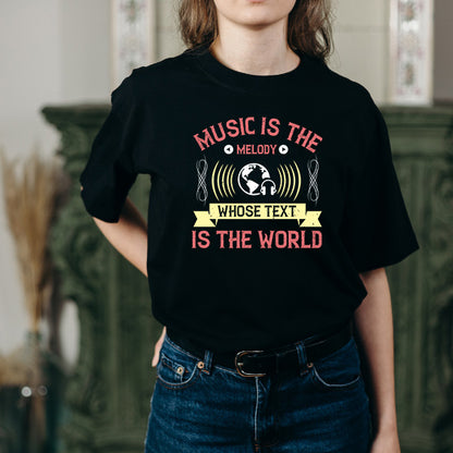 "Music Is The Melody" Unisex T-Shirt | Ideal for Music Lovers