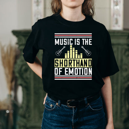 "Music Is The Shorthand Of Emotion" Unisex T-Shirt | Equestrian