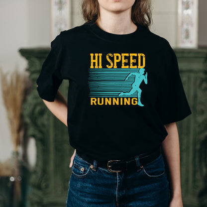 High-Speed Running Unisex T-Shirt | Equestrian Runner's Edition