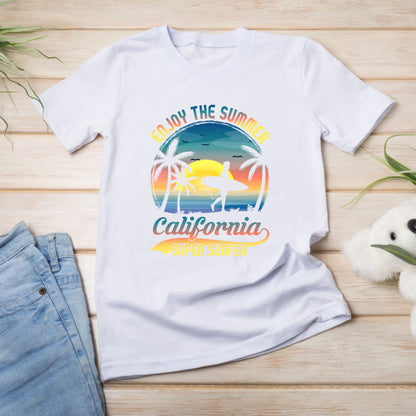 Summer California Super Surfer Unisex T-Shirt | Equestrian Shop