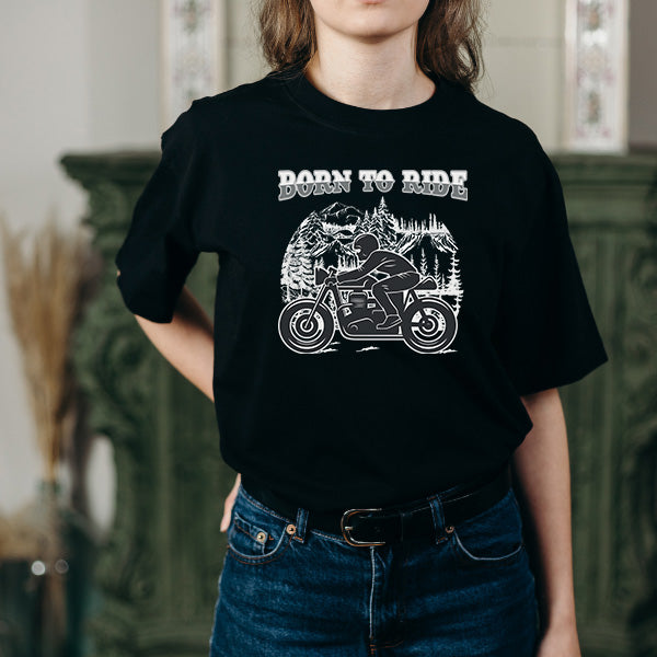 "Born To Ride" Unisex T-Shirt | Ideal for Motorbike Lovers