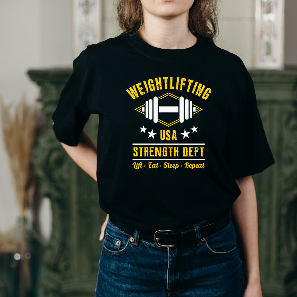 Unisex Weight Lifting T-Shirt | Essential Gym Apparel