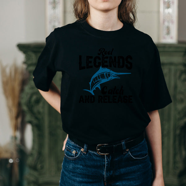 Reel Legends Unisex Fishing T-Shirt | Perfect for Anglers