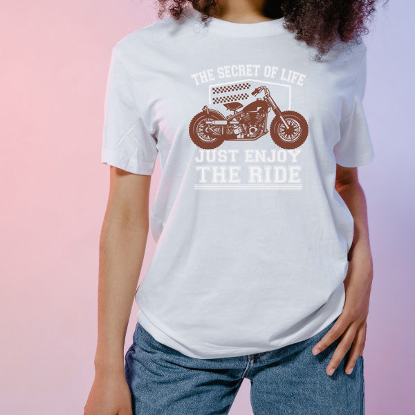 "Enjoy the Ride" Unisex T-Shirt for Motorbike Lovers