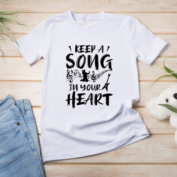 "Keep A Song In Your Heart" Unisex T-Shirt | Music Lovers' Tee