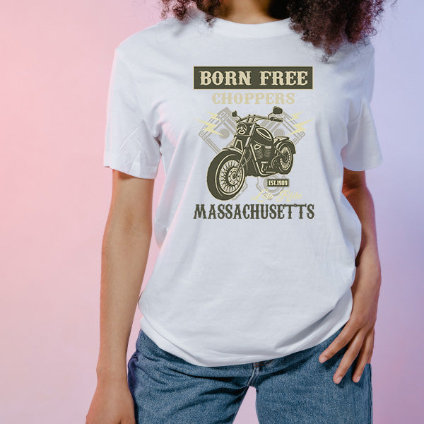 Born Free Choppers Unisex T-Shirt | Perfect for Bikers