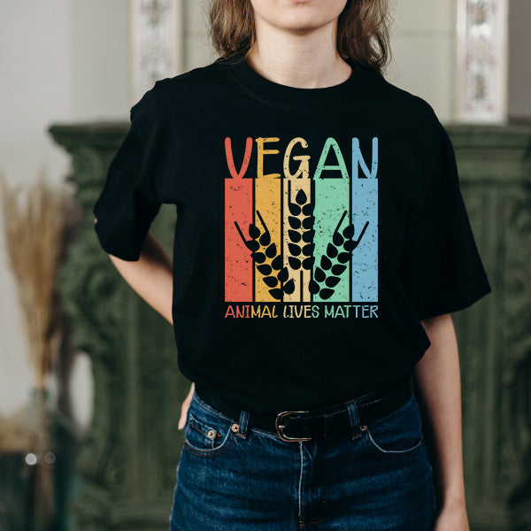 Vegan Animal Lives Matter T-Shirt | Unisex | Embrace Vegan Vibes