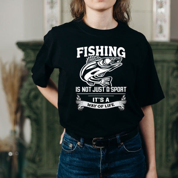 Fishing Is Life Unisex T-Shirt | Ideal for Fishing Lovers