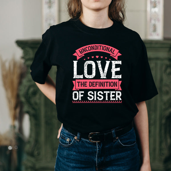 Sister Unisex T-Shirt - Perfect Gift for Equestrian Sisters