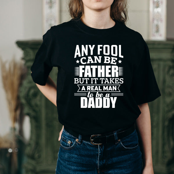 "Real Man to Be a Daddy" Unisex T-Shirt | Dad's Favorites