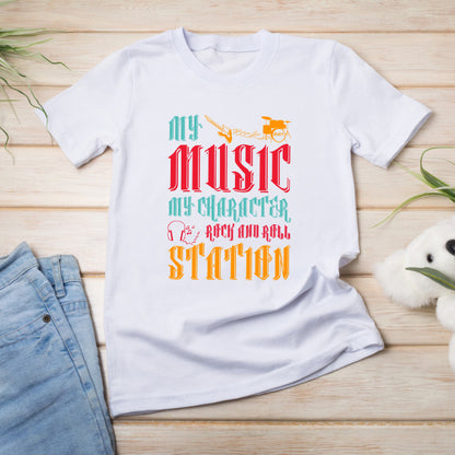 "My Music My Character V1" Unisex T-Shirt | Music Lovers' Pick