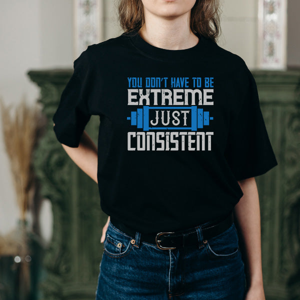 Unisex 'Consistent' T-Shirt | Fitness Focus Collection