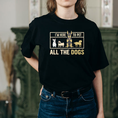 "Pet All the Dogs" Unisex T-Shirt | Perfect for Dog Lovers