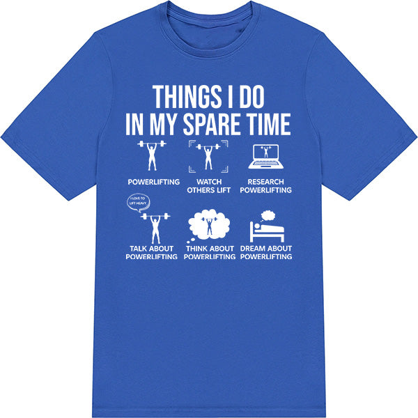 "Things I Do In My Spare Time" Unisex T-Shirt | Equestrian Apparel