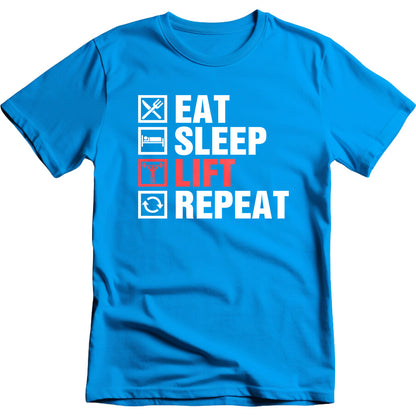 Eat Sleep Lift Repeat T-Shirt | Unisex Gym Apparel