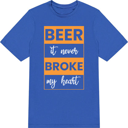 "Beer It Never Broke My Heart" T-Shirt | Unisex Equestrian Tee