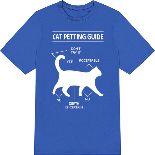 Exclusive Cat Petting Guide T-Shirt | Unisex Equestrian Apparel