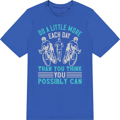 Unisex Runner's T-Shirt - 'Do A Little More' | Equestrian Shop