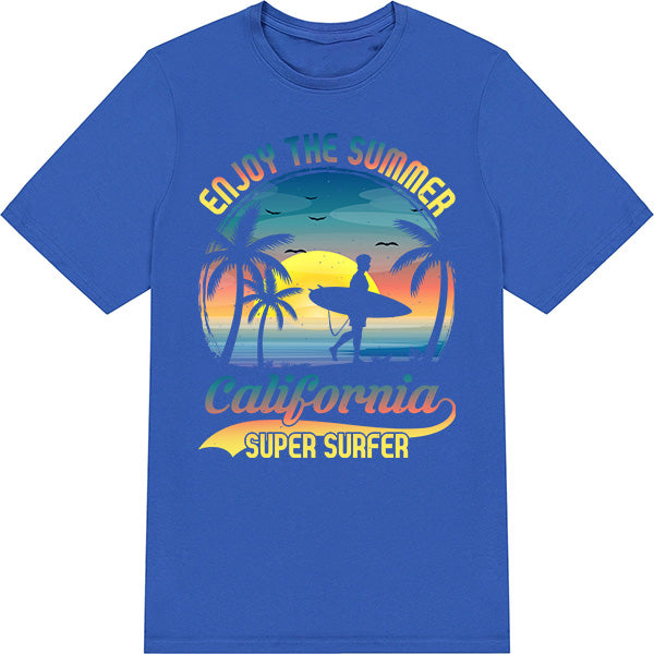 Summer California Super Surfer Unisex T-Shirt | Equestrian Shop