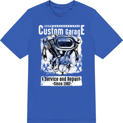 Custom Garage Repair T-Shirt | Unisex Motorcycle Enthusiast Tee