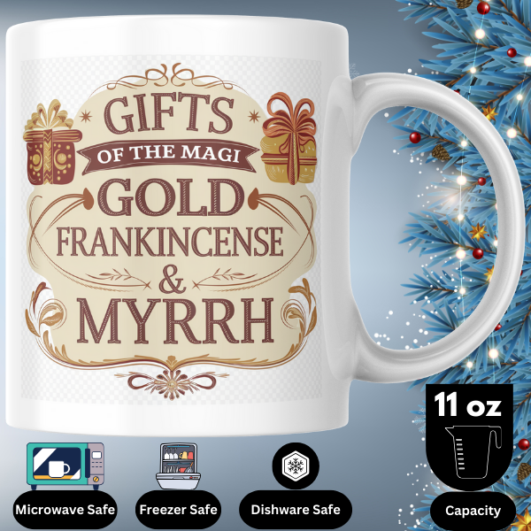 Shop the Exquisite Gifts of the Magi Christmas Mug - Double-Sided Print for Festive Cheer