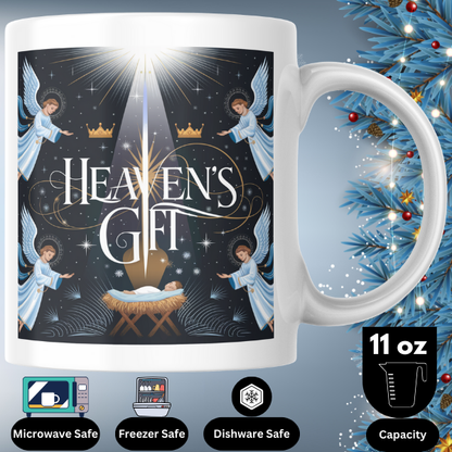 Shop the Exquisite Heaven's Gift Christmas Mug - Double-Sided Print for Festive Cheer