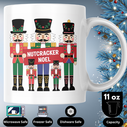 Shop the Personalized Nutcracker Noel Christmas Mug - Double-Sided Print