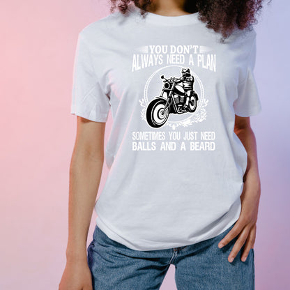 Bold Unisex T-Shirt for Motorbike Riders - Shop Now