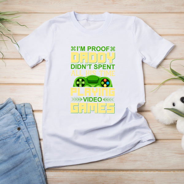 "I'm Proof Daddy Didn't Game All Day" Unisex T-Shirt | Equestrian Apparel