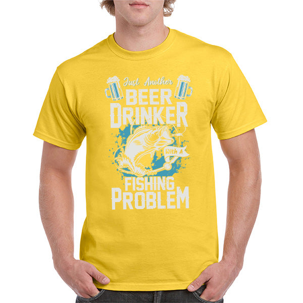 Just Another Beer Drinker Fishing T-Shirt | Unisex & Fun