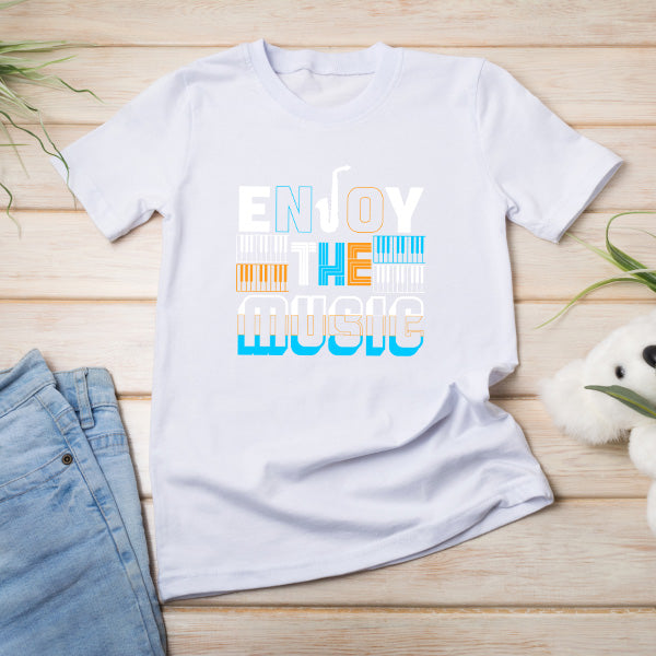 Enjoy The Music V1 Unisex T-Shirt | Ideal for Music Lovers