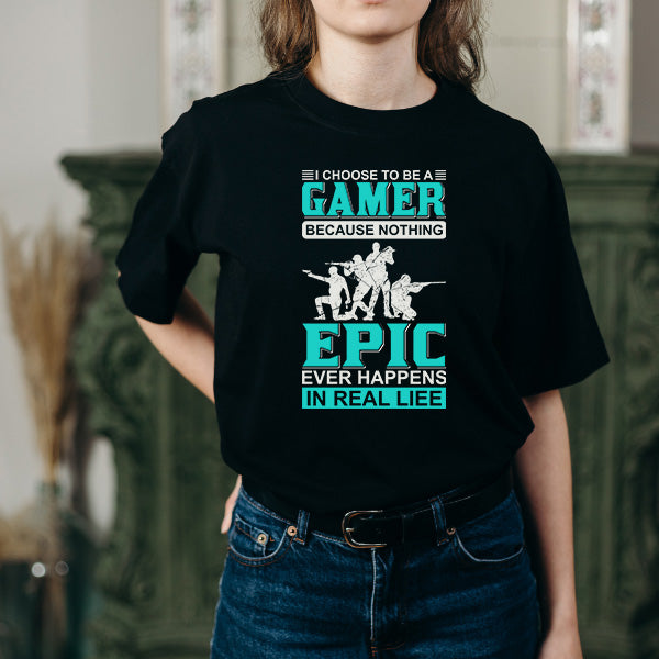 Epic Gamer Unisex T-Shirt | Premium Gaming Apparel