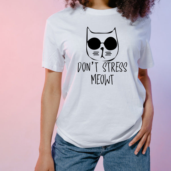 "Don't Stress Meowt" Unisex T-Shirt | Exclusive Cat Collection