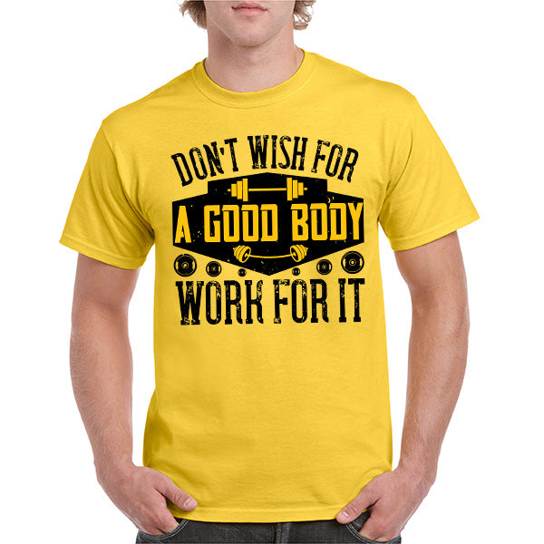 Unisex 'Work For It' T-Shirt | Fitness Focus Collection