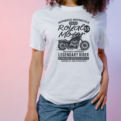 Authentic 1955 Royal 55 Motorcycle Unisex T-Shirt | Equestrian