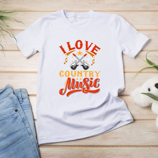 "I Love Country Music" Unisex T-Shirt | Equestrian Apparel