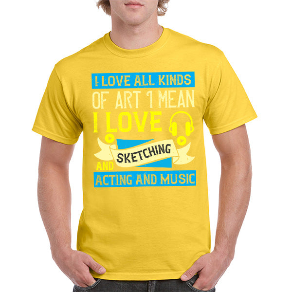 "I Love All Kinds of Art" Unisex T-Shirt | Equestrian Style